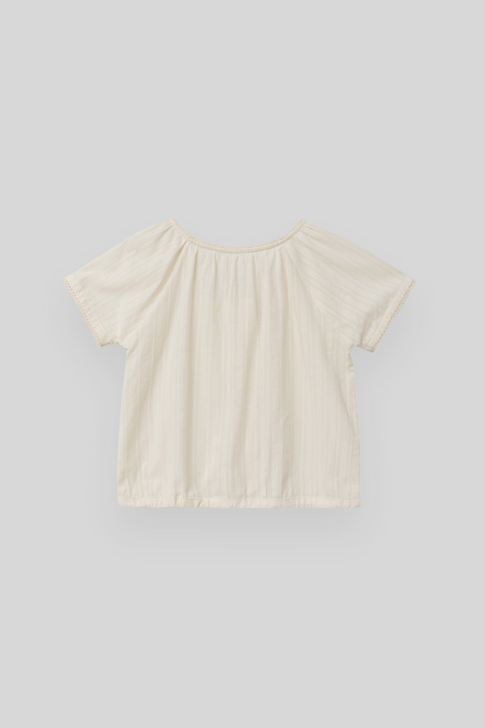THE MITTEN Foliage half blouse (natural)