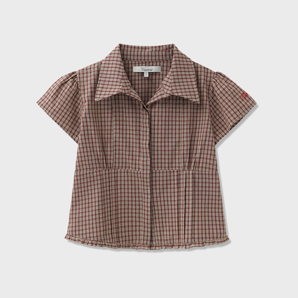 VIVACIOUS Elysia Check Shirt_2Colors