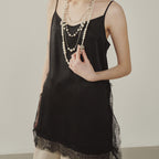 MELLY&ROSE Melrose Satin Lace Top_BLACK(314812)