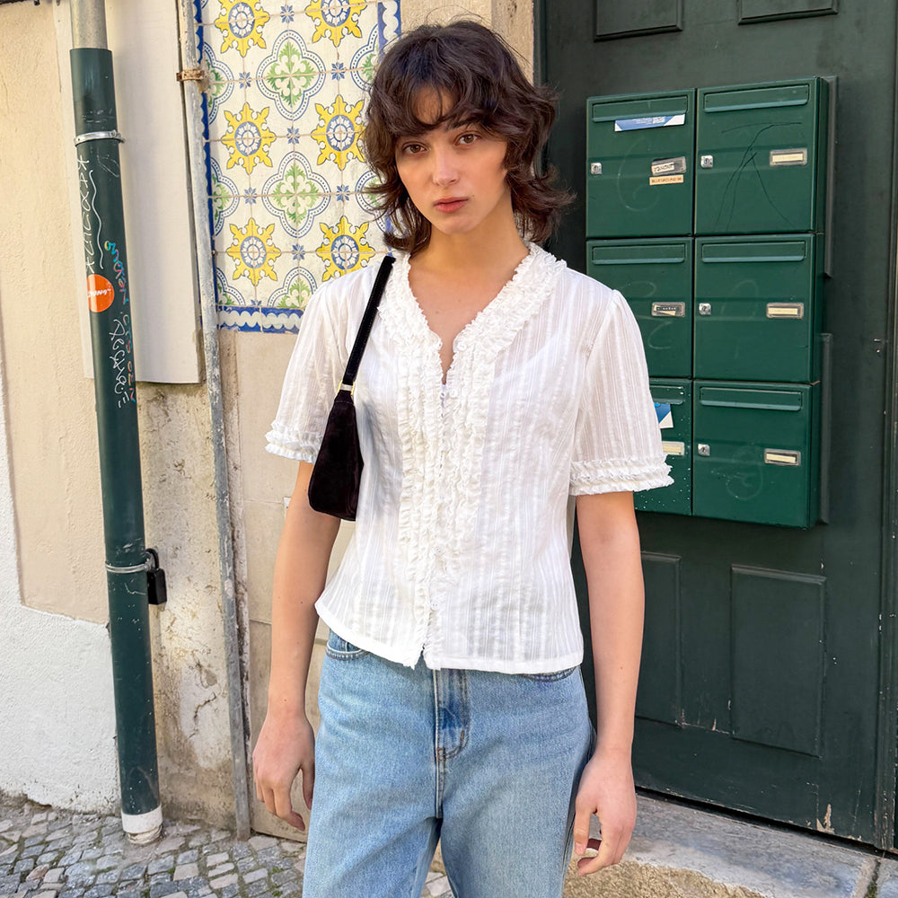 Hackesch Rita Blouse_White