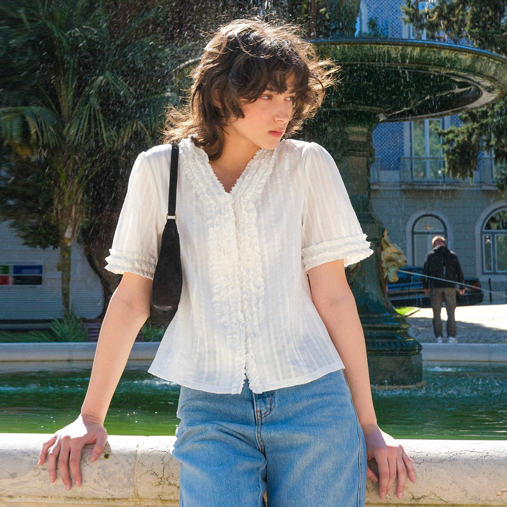 Hackesch Rita Blouse_White