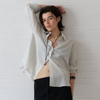 NOEUD NOEUD Shirt Stripe Roll-up (Ivory)