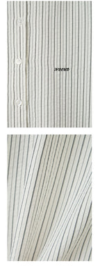 NOEUD NOEUD Shirt Stripe Roll-up (Ivory)