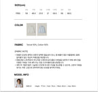 NOEUD NOEUD Shirt Stripe Roll-up (Ivory)