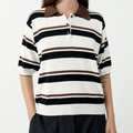 CORDERA (W) ORGANIC COTTON STRIPED POLO (STRIPE)
