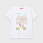 SINOON Patchwork Rabbit T-Shirt (White)
