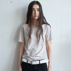 MILLO WOMEN Soft Vining Boat Neck T-Shirt [Light Beige]