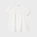 MILLO WOMEN Texture puff blouse [white]