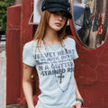 runningHIGH LETTERING SLIM H/S TEE [MINT]