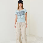 runningHIGH LETTERING SLIM H/S TEE [MINT]