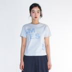 ames worldwide SPRAY 52 TYPO TEE BLUE