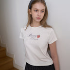 VIVIHOME (w)Daily Cotton Berry Short Sleeve T-Shirt