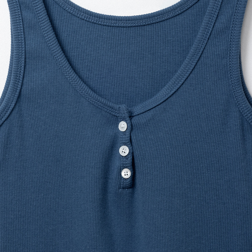 ARCHIVE JTOU Lip button sleeveless (2 colors)