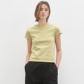 POSZER Cap sleeve round t-shirt (lime)