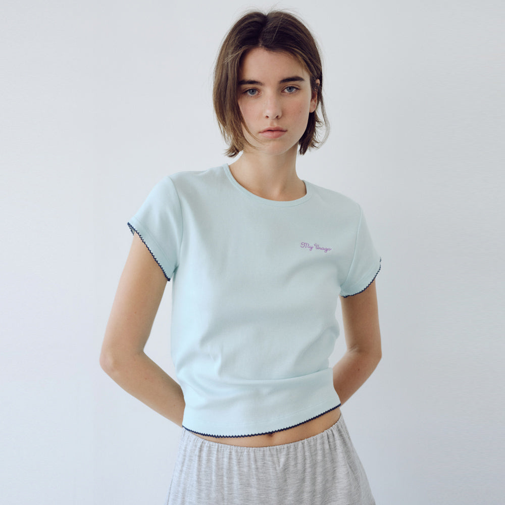 URAGO My pincoat crop t-shirt_3colors