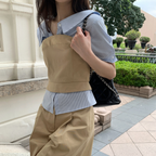 MERRYON Endel layered blouse
