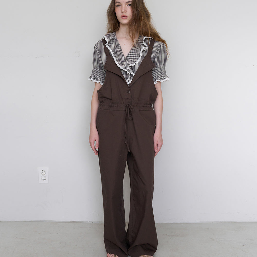AMIMENT AMIMENT Jumpsuit Noa Overall (Brown)