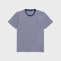 POLO RALPH LAUREN Custom slim fit striped jersey t-shirt (NAVY-410)