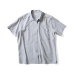 THOMAS MORE TG2-SH03 Silky short sleeve shirt - [Blue]
