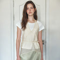 VANONE ATELIER A3603 Chiffon Sleeveless_Cream