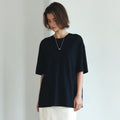 VANONE ATELIER A3598 Essential Overfit T-Shirt_Black