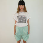 RONRON PONY CAT FRIENDS PHOTO BASIC FIT T SHIRT WHITE