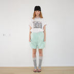 RONRON PONY CAT FRIENDS PHOTO BASIC FIT T SHIRT WHITE