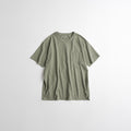 beheavyer SLUB COTTON TUBLAR T-SHIRTS olive