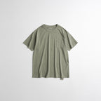beheavyer SLUB COTTON TUBLAR T-SHIRTS olive