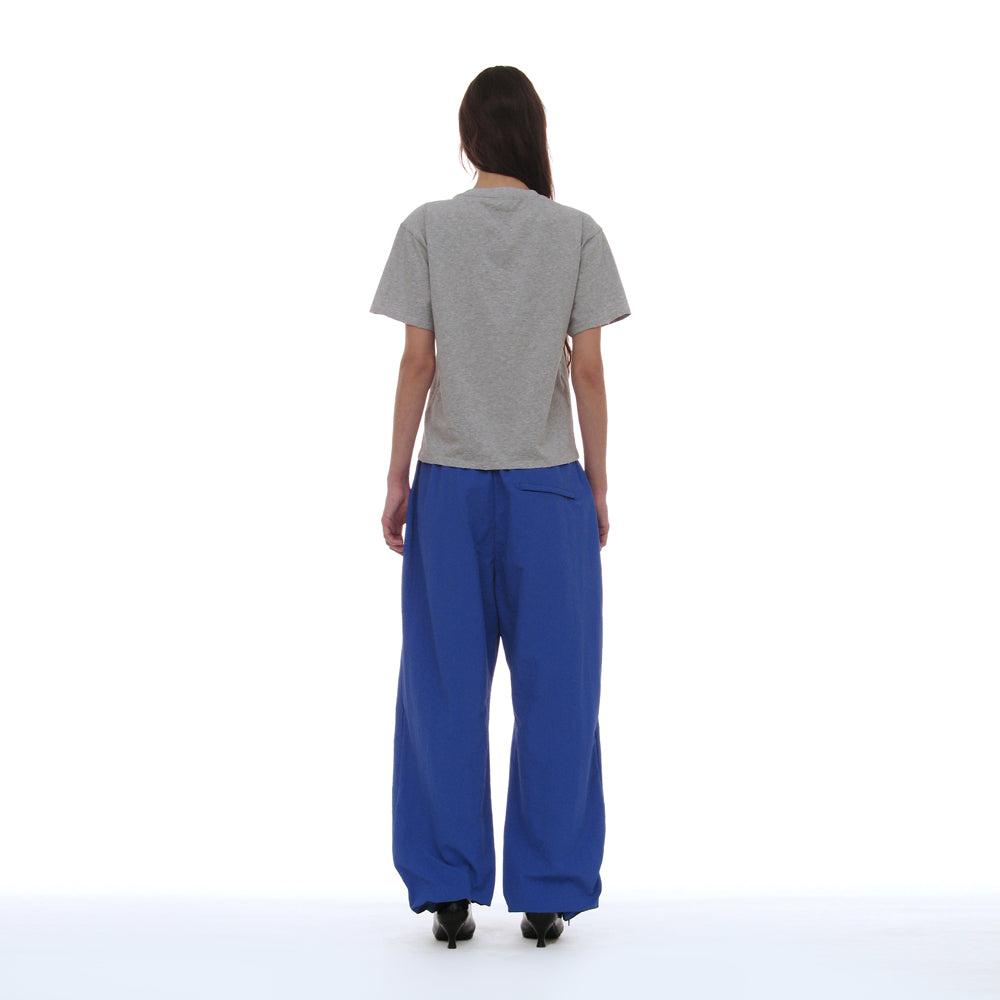 PARTIMENTO WOMEN PWC GARMENT-DYED POCKET TEE_MELANGE