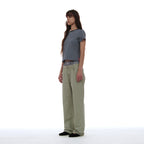 PARTIMENTO WOMEN PWC POCKET STRIPE REGULAR TEE_SKY