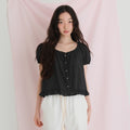 MOUI moui Mary blouse (BLACK)