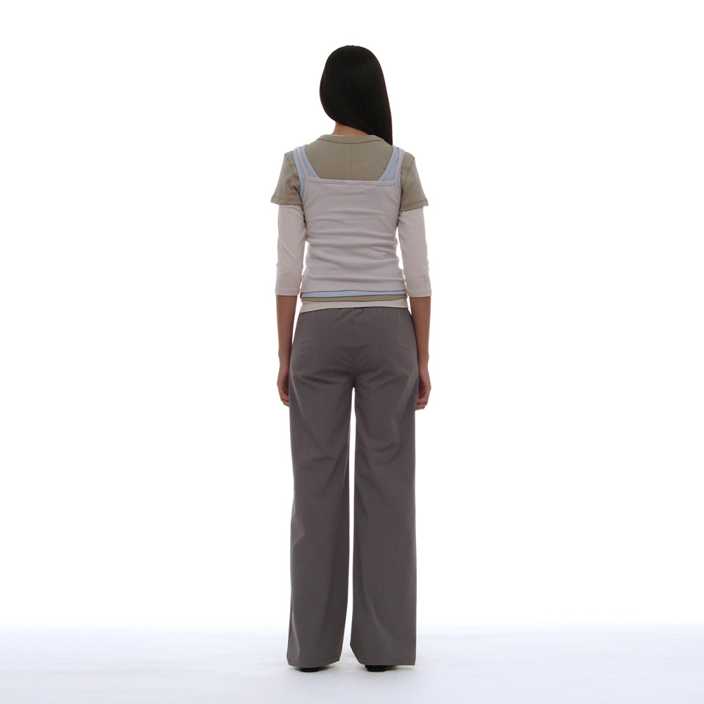 PARTIMENTO WOMEN PWC (SET) 4-IN-1 MULTI OVERLAY TOP_ECRU