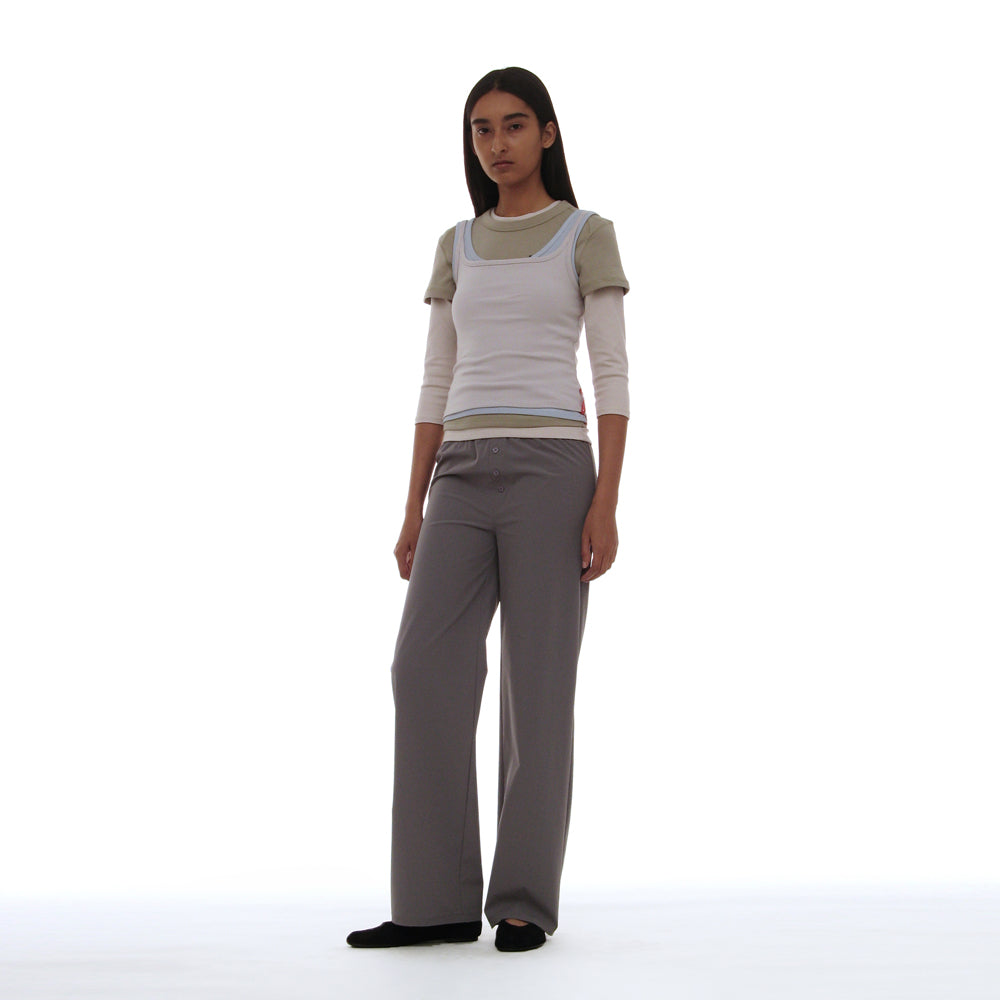 PARTIMENTO WOMEN PWC (SET) 4-IN-1 MULTI OVERLAY TOP_ECRU