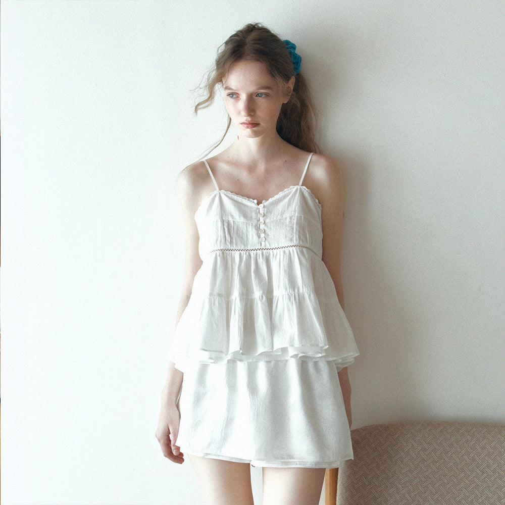 HANE [Aloha PICK] Deer Lace Sleeveless 4Color