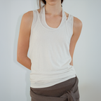 ARTTO Double Layered Top_Light Beige