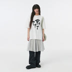 OHESHIO MUSHROOM OVERFIT T-SHIRT, BLACK