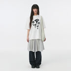 OHESHIO MUSHROOM OVERFIT T-SHIRT, BLACK