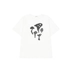 OHESHIO MUSHROOM OVERFIT T-SHIRT, BLACK