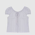 HAINT VIRO SHEER STRING BLOUSE 2COL_LIGHT GRAY