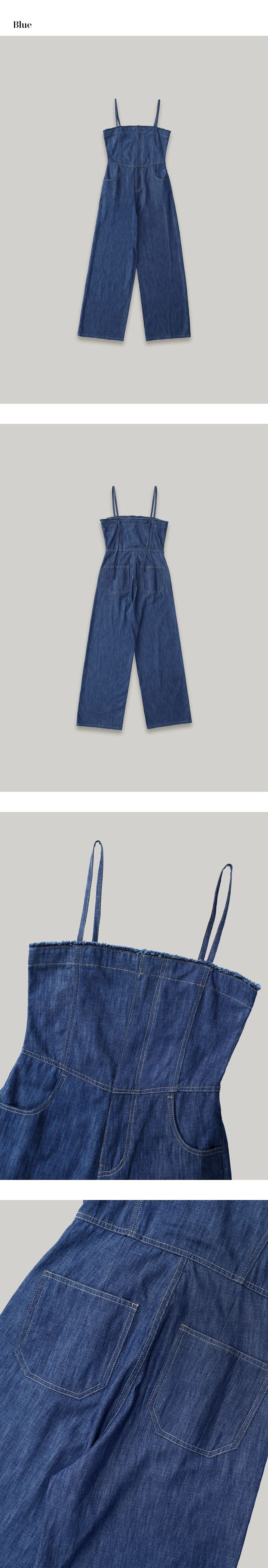 OURCOMOS OURCOMOS Jumpsuit Rough Denim