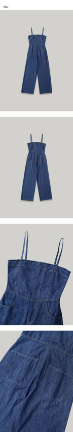 OURCOMOS OURCOMOS Jumpsuit Rough Denim