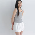 LAMINEZ [29CM Exclusive] Cotton Sleeveless Top - Gray