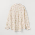 CELITAILS SHEER FLOWER PRINT SHIRT_PINK