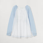 CELITAILS ONE SHOULDER RAGLAN T-SHIRT_SKY BLUE