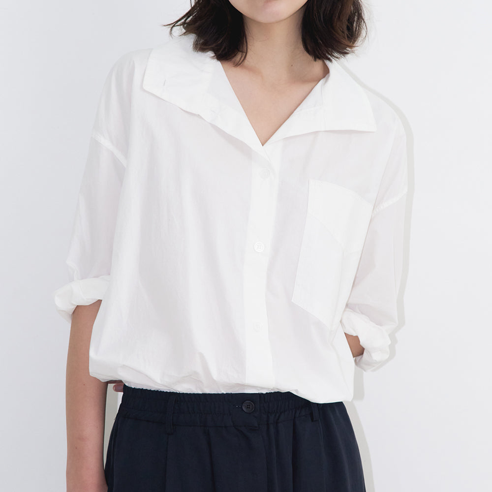 TORTE Cotton 3/4 Sleeve Shirt Ivory