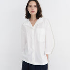 TORTE Cotton 3/4 Sleeve Shirt Ivory