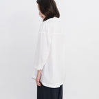 TORTE Cotton 3/4 Sleeve Shirt Ivory
