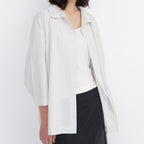 TORTE Cotton 3/4 Sleeve Shirt Gray