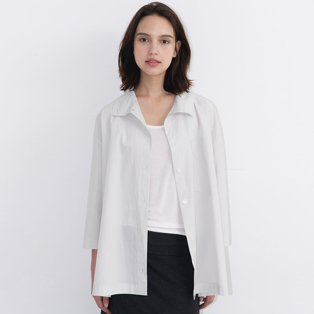 TORTE Cotton 3/4 Sleeve Shirt Gray